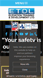 Mobile Screenshot of elevationtraining.co.uk